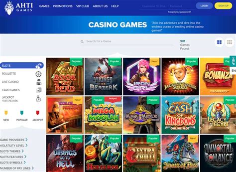 ahti games casino app,Mais